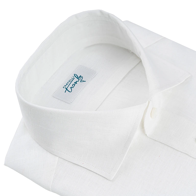 Camicia Lino - Bianco - immagine 2