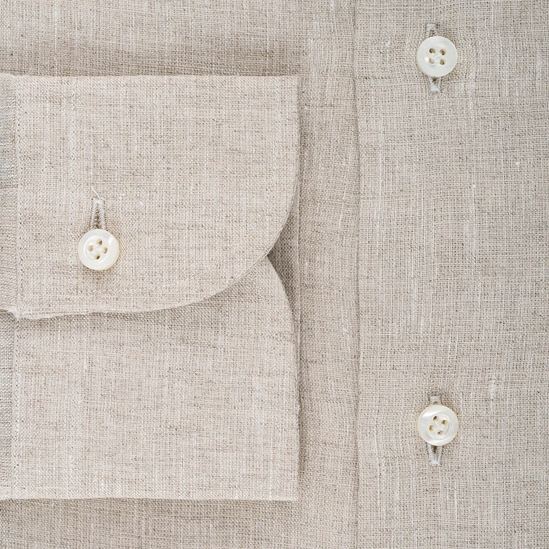 Camicia Lino - Sabbia - immagine 3