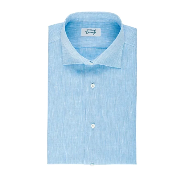 Camicia Lino - Celeste